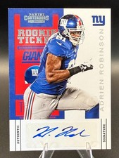 Adrien Robinson 2012 Panini Contenders #102 Rookie Ticket Auto - New York Giants