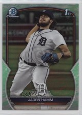 2023 Bowman Draft Chrome Lunar Glow Refractor Jaden Hamm #BDC-154 4k8