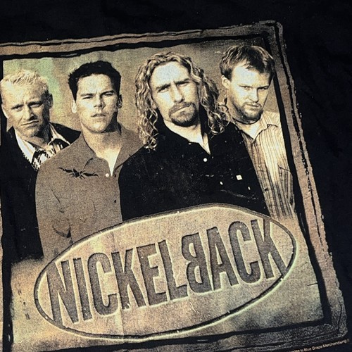 De colección Nickelback Vintage 2001 Silver Side Up Agotado Gira por Estados Unidos Para Hombres Talla XL - Imagen 2 de 9
