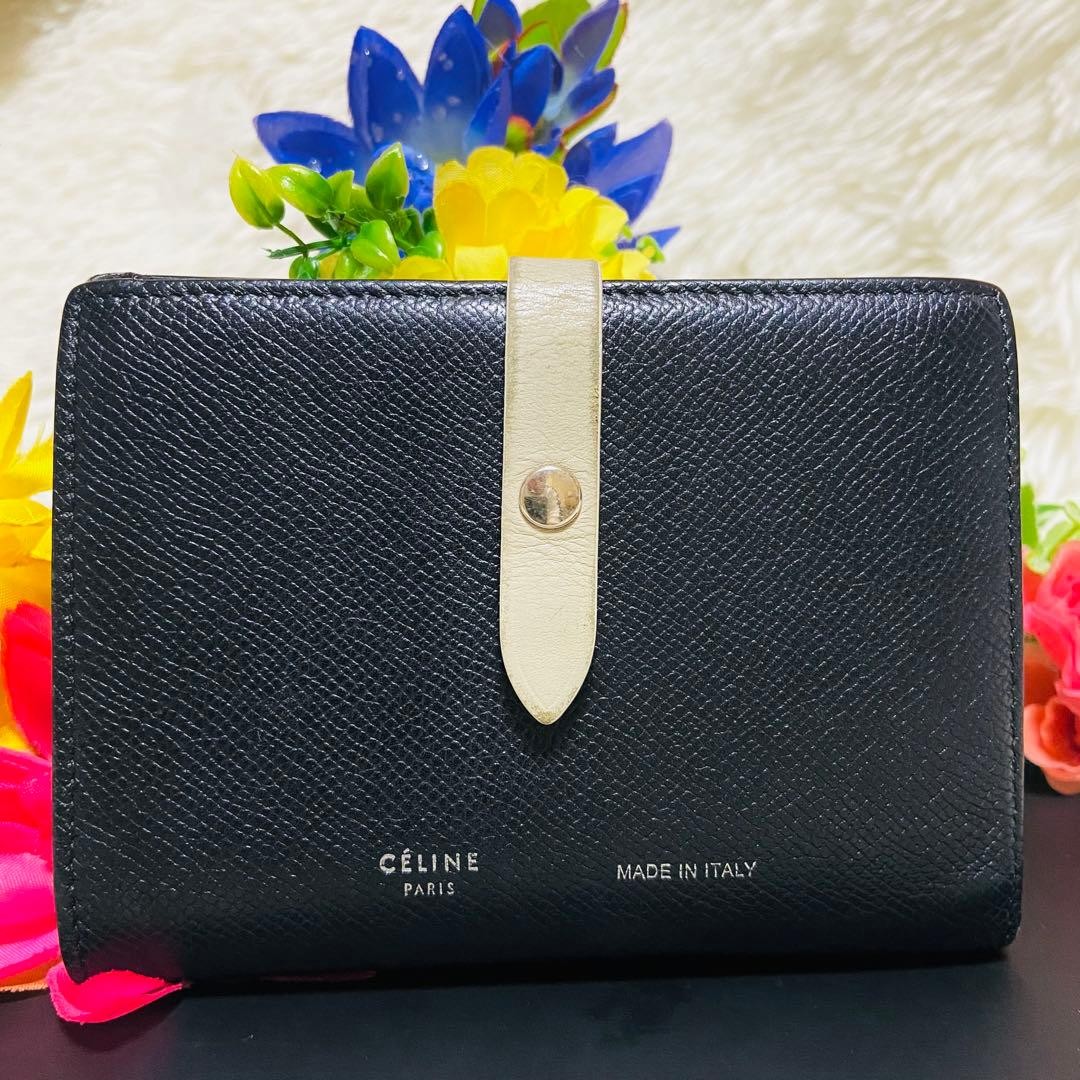 CELINE Paris Multi-Function Bifold Wallet Black W… - image 9