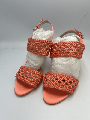 Karen Millen Buckle Heels Orange Damen Größe UK 5 EU 37 /REF2