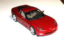 HOT WHEELS RED CORVETTE C6 1:18  2003 MATTEL , INC