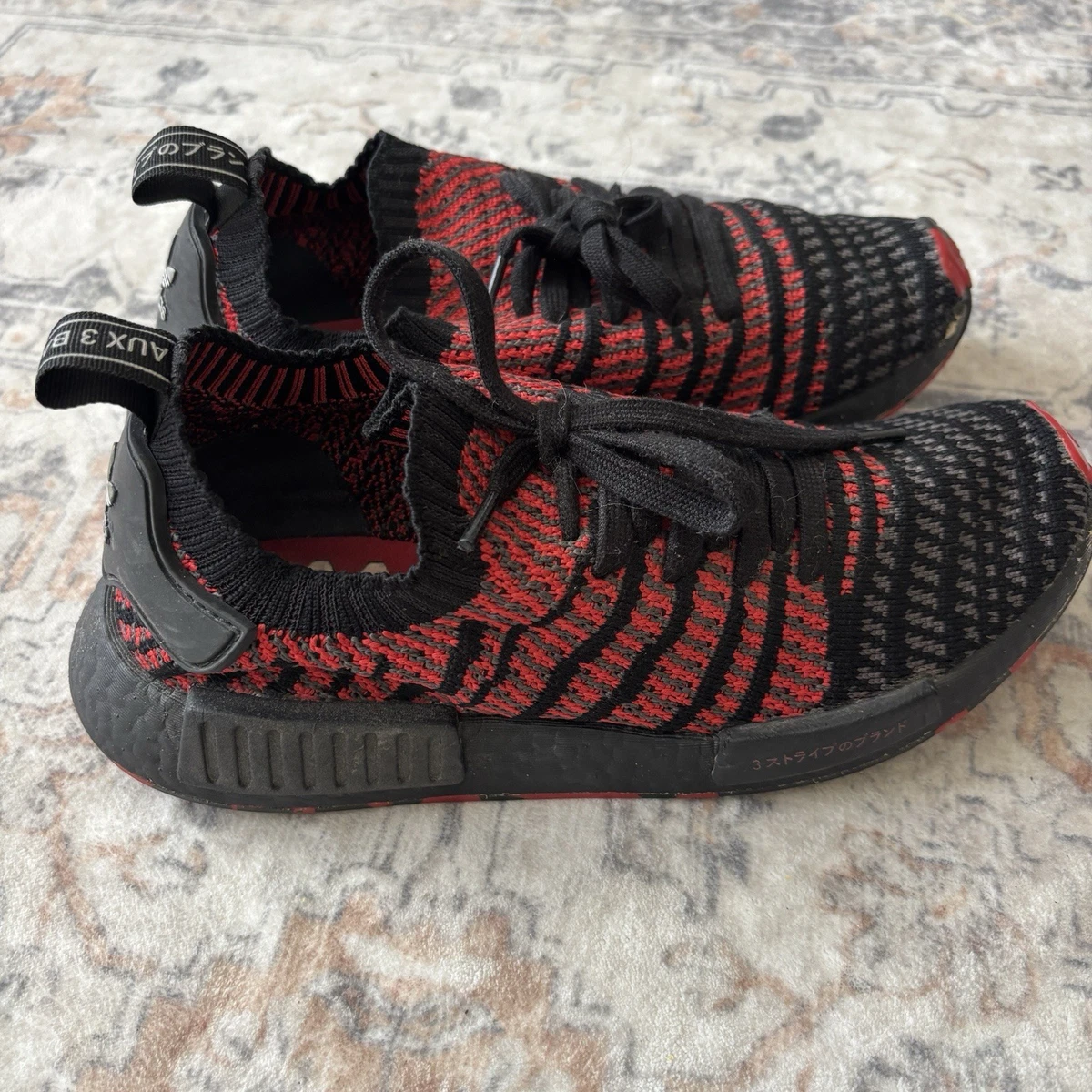 adidas NMD_R1 STLT Primeknit Red Solid for Sale | Authenticity Guaranteed |  eBay