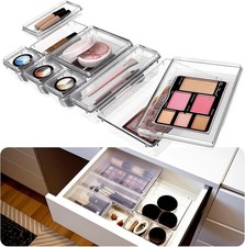 14 Pcs Drawer Organizer for Makeup/Office Supplies/Vanity/Desk Drawer Organiz...