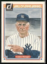 1983 Donruss Hall of Fame Heroes Casey Stengel #37 New York Yankees