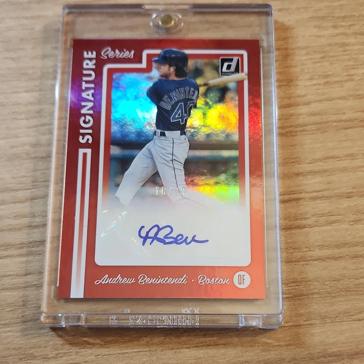 Andrew Benintendi Autograph Baseball Cards for sale | eBay