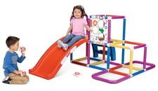 Fisher-Price Jungle Gym Play Structure with Slide for Kids with Bean Bag Toss