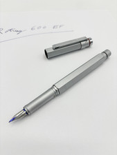 rOtring 600 F&uuml;llfederhalter EF Silber Vintage &ndash; ohne Gravur, gepr&uuml;ft