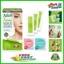 At Home Hypoallergenic Waxing Set with 20 Facial Wax Strips and Calming Oils