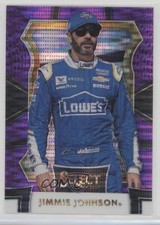 2017 Panini Select Grandstand Purple Pulsar Prizm Jimmie Johnson #1 HOF 0c4