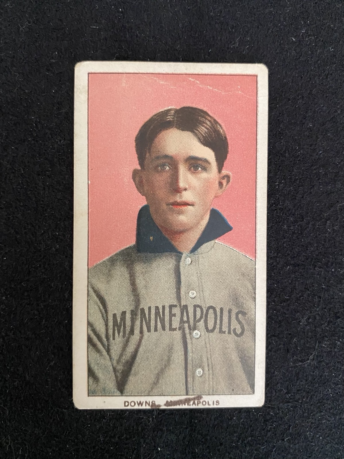 1909-11 T206 - Jerry Downs Piedmont 350 Back (RC) Minneapolis Tobacco Card
