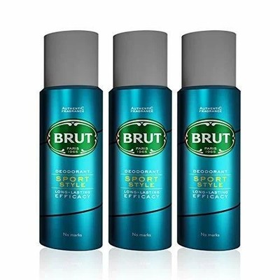 Brut Sport Style Deodorant For Men 200 Ml (Pack Of 3) Free Shipping