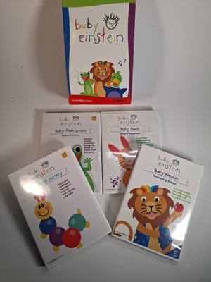 Baby Einstein 4-Pack - Vol.1 (DVD, 2003, 4-Disc Set) Complete Disney