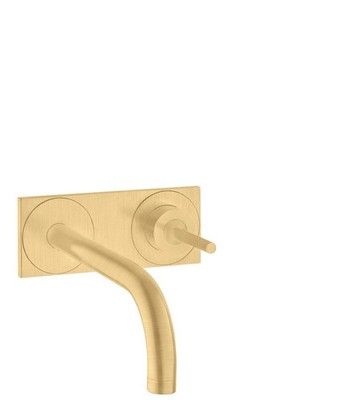 Hansgrohe basin mixer concealed Axor Uno 38115250 Brushed Gold Optic