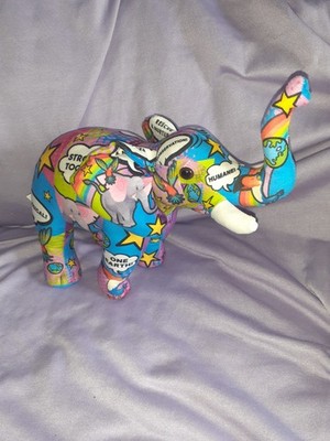 Pop Art ''Message From The Planet'' Öko Elefant Plüschtier von Wild Republic 12 Zoll