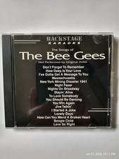 The Bee Gees Backstage Karaoke CDG In Very Good Condition