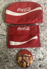 VTG Coca Cola Coin Purse Money Bag, Wallet and Mirror