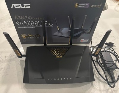 ASUS RT-AX88U Pro 4804 Mbps 4 Port Wireless Router - Black - Lightly Used