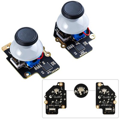 GuliKit Joystick for Steam DeckType A&B, No Drift Hall Effect Sticks, Thumb G...