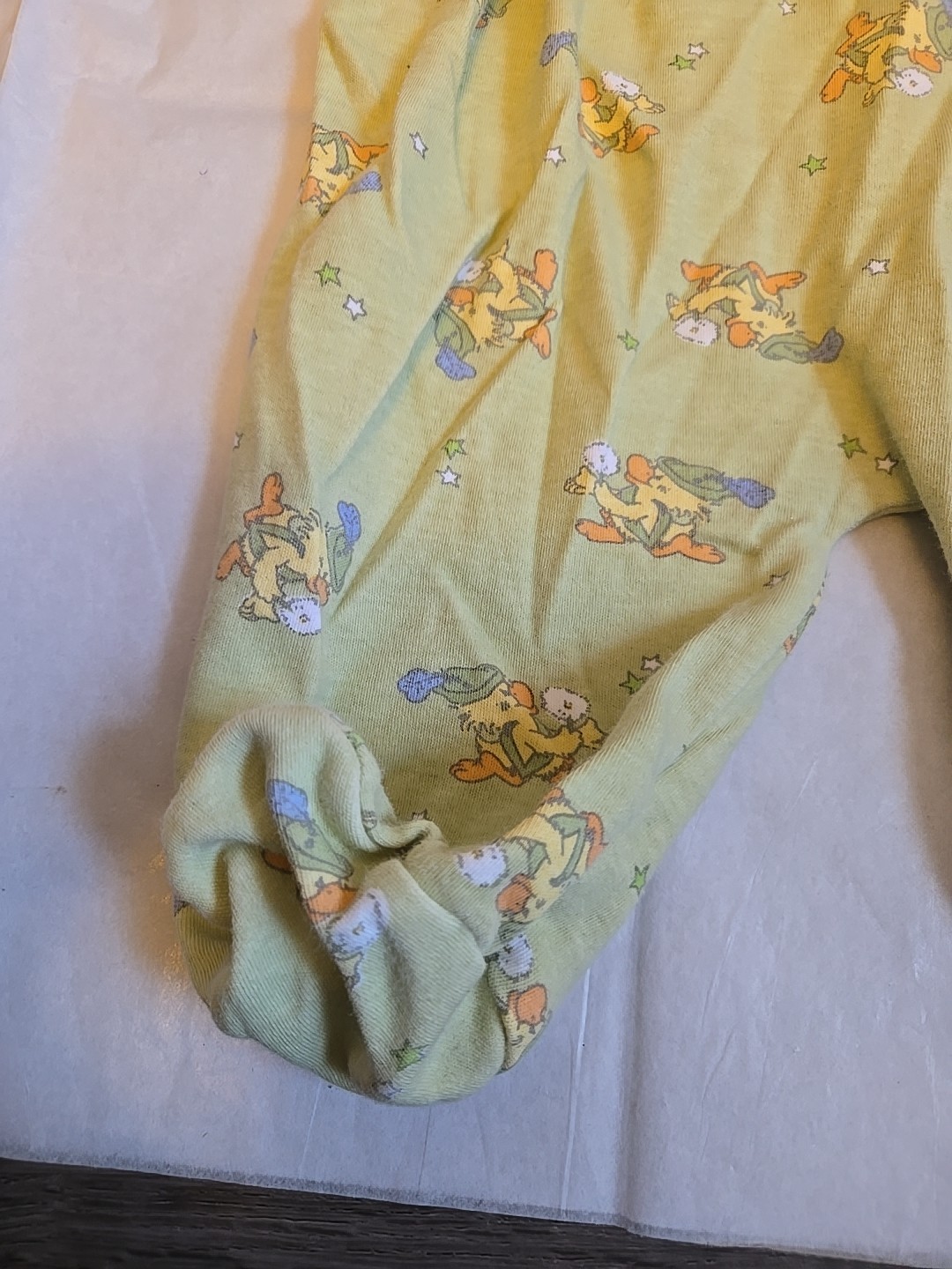 3-6 M Little Suzy's Zoo One Piece Romper Baby Outfit Vtg Y2k 90s/00s Duck