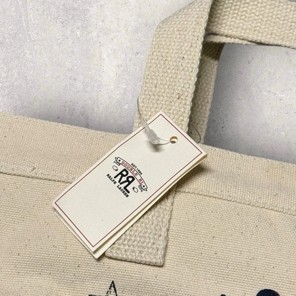 Bolso de Mano de Compras RRL Doble RL Ralph Lauren Union of Craft Lona Foto 3 de 4