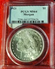1921  Morgan Silver Dollar PCGS Certified MS64 Beautiful Coin