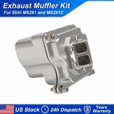 US For Stihl MS261 MS261C Chainsaw Exhaust Muffler Kit Provide