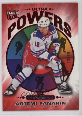 2025-26 Upper Deck Fleer Ultra Power Red 3/99 Artemi Panarin #UP7of25 0sb2