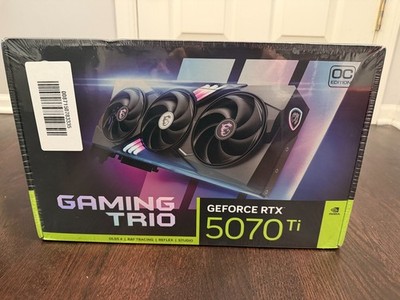 MSI NVIDIA GeForce RTX 5070 Ti 16GB GAMING TRIO OC Graphic card