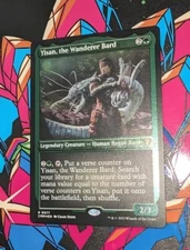 MTG *ETCHED FOIL * Commander Masters Rare YISAN THE WANDERER BARD NM