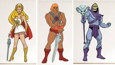 Skeletor He Man She Ra (Masters or the Universe) alle 3 Artikel 70cm groß