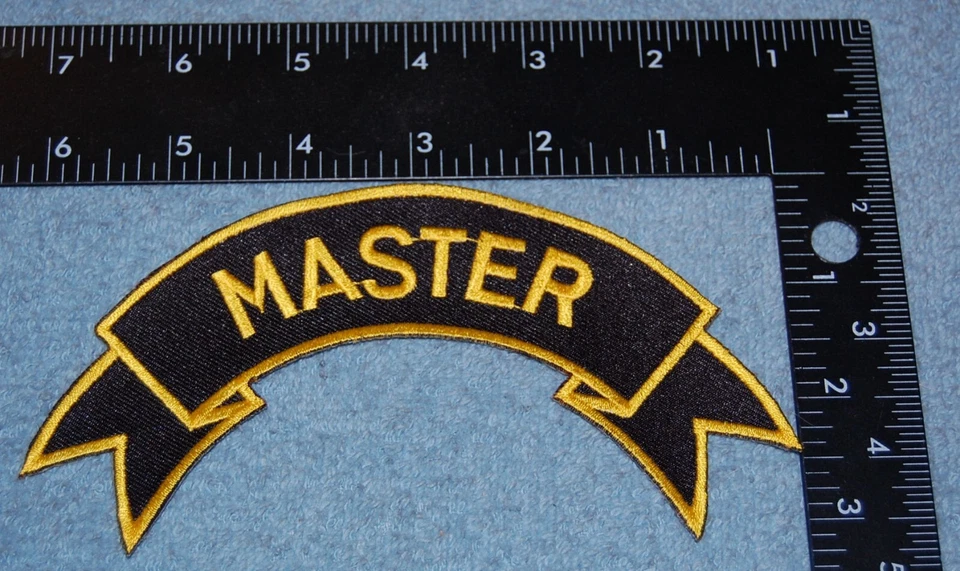Various Master & Master Club Embroidered Patches, New - Image 3 of 4