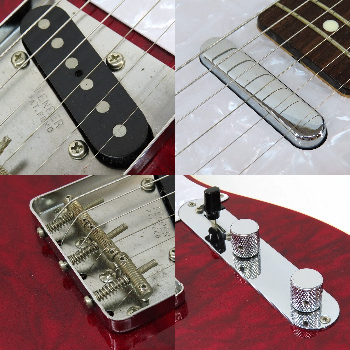 Fender Japan TL62B-QT TRR Custom Telecaster Transparent Red MIJ
