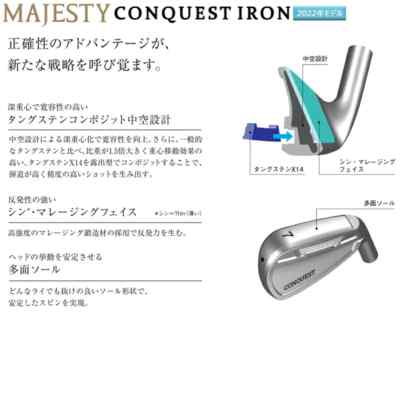 クラブ MAJESTY CONQUEST SPEEDER NX HV340 9.5 S マジェスティ コンクエスト アイアン(単品) SPEEDER NX HV340