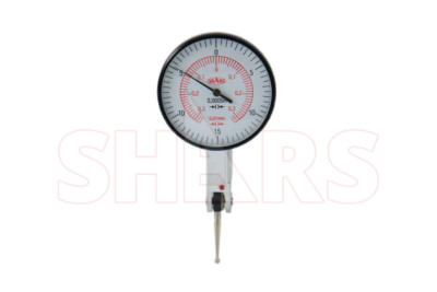 Shars .030''/0.6mm Large Face .0005''/0.1mm 0-15-0 Test Indicator 7 Jewels New !
