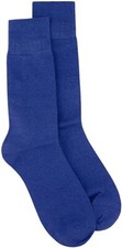 Men's Solid Mid Calf Sock Fits Size 10-13 Business Weddings Formal Uniforms