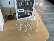 9” LAMP SHADE CARRIER GIMBLE ADAPTER TO FIT BOTH UK & EURO SIZED LAMP HOLDERS 