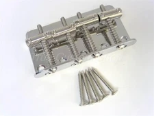 True Custom Shop®Vintage Style KNURLED Saddle Steel Bridge for Fender J & P Bass