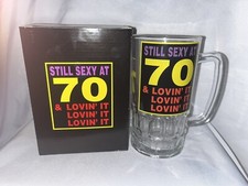 70 Birthday  Glass Still Sexy At 70 Glass