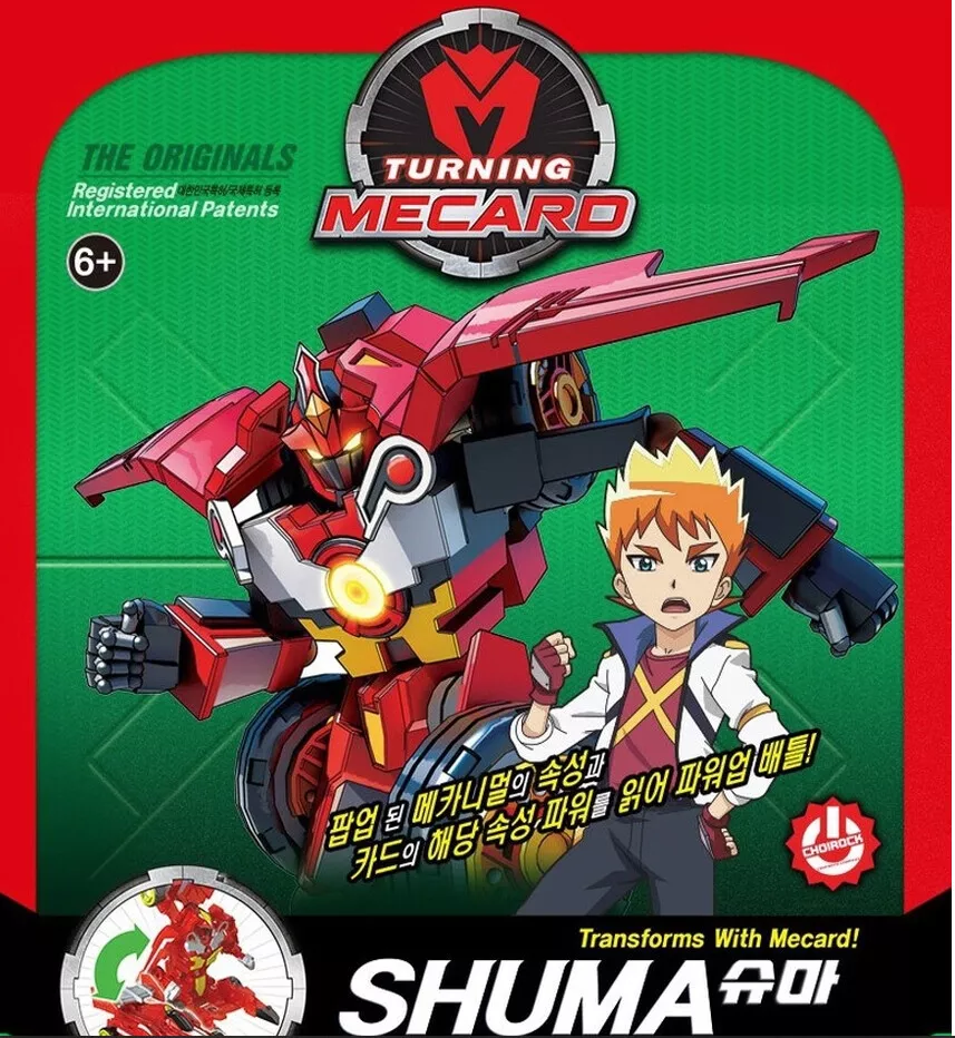 Turning Mecard SHUMA Red ver. Transforming Transforming Robot Car Toy Sonokong