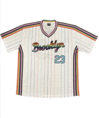 2023 Brooklyn Cyclones Gay Pride Night Jersey SGA XL New LGBTQIA