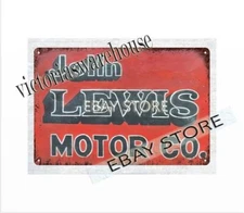 Automotive John Lewis Motor Company metal tin sign modern metal wall art decor