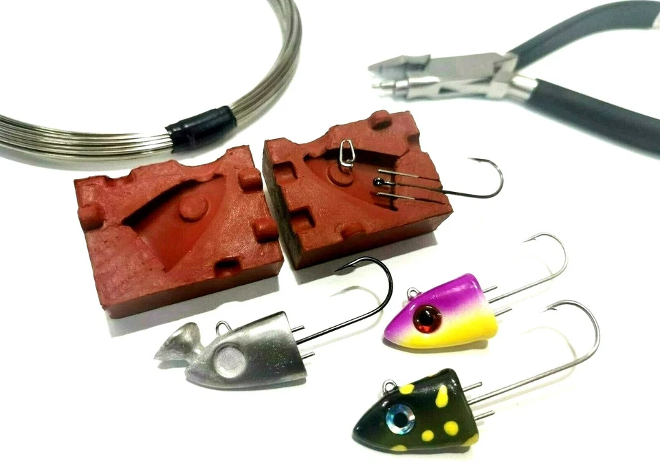 Kit de molde de cabeza de plantilla: molde de cabeza de plantilla de 22 g + alambre de acero inoxidable de 10 m + alicates Foto 3 de 4