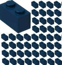    Lego x50 DARK BLUE 1x2 Bricks building blocks Part Pieces Bulk Lot Legos 3004