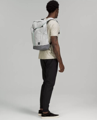 Lululemon Front Clip Backpack 21L Unisex gray silver mint bag | eBay