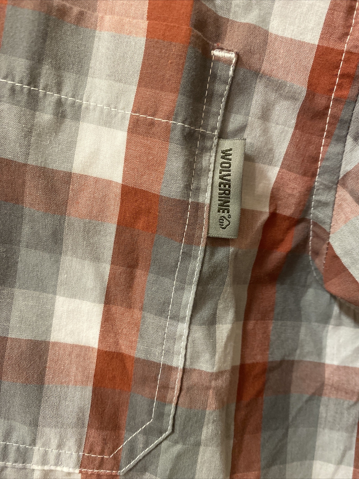 Men’s Wolverine Large Button Downs Short-sleeve, … - image 2