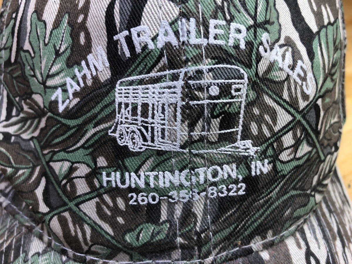 Zahm Trailer Sales Huntington Indiana Local Camo Snapback Baseball