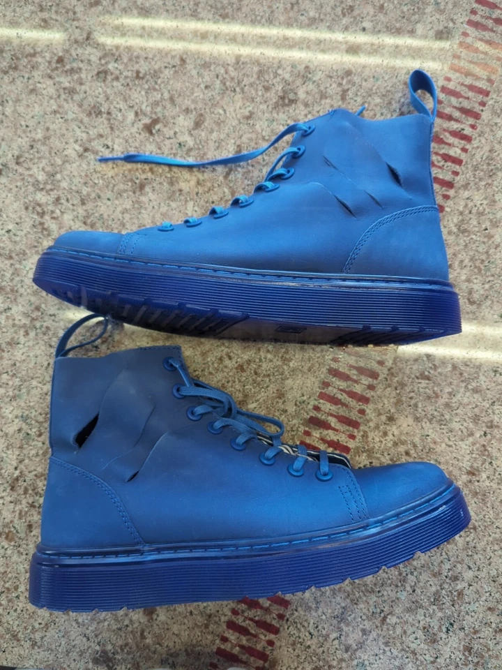 Dr. Martens Talib Boots X Off-White Blue UK6,5 US7,5M 8,5W EU40 Gebraucht - Bild 3 von 4