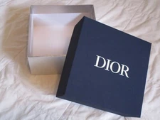 CHRISTIAN DIOR ~ BLUE TOP WHITE LETTERS ~ EMPTY GIFT BOX