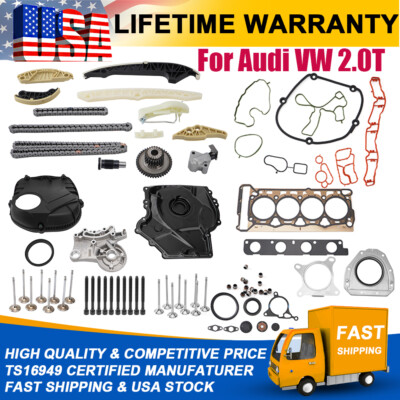 Timing Chain & Head Gasket Kit For Audi VW EA888 1.8L 2.0L TFSI Passat Tiguan